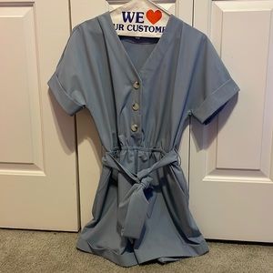 Lost + Wander Blue Romper